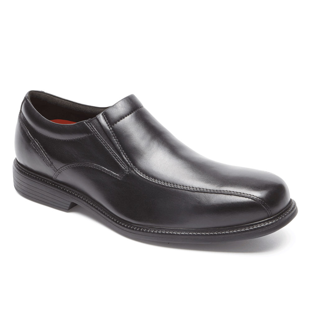Rockport Slip-Ons Herre Svart - Charles Road - YWDB48752